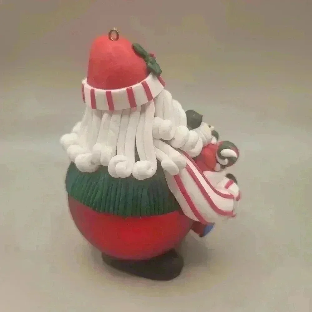 Traditions collectible Glass Character Ornament Santa With Toy Bag Nutcracker